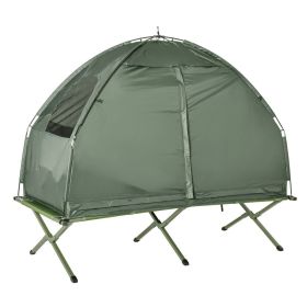 Folding Camping Cot for Adults All-in-One Elevated Tent with Sleeping Bag Thick Air Mattress Portable Single Bed Folding Camping Cot for Adults All-in-One Elevated Tent with Sleeping Bag Thick Air Mattress Portable Single Bed